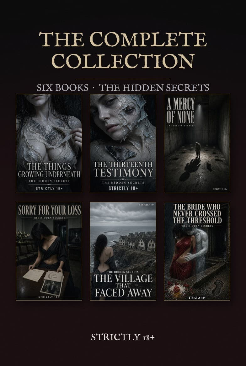 The six covers of The Hidden Secrets collection arranged side by side.